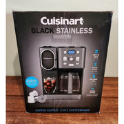 Cuisinart SS-16BKS 2-in-1 Center Combo Brewer Coffee Maker, Black