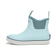 HUK Women's Rogue Wave Waterproof Rain Boots, Heron Blue, Size 10, Slip-On Deck Boots H6800004-395