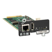 Eaton Cybersecure Gigabit Network-M3 Card, Internal Ethernet, 1 Port, 1000Base-T, Compatible with UPS and PDU
