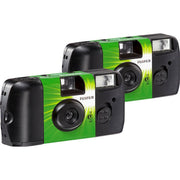 Fujifilm QUICKSNAP-FLASH400/2 Disposable 35mm Camera With Flash, 2 Pack