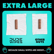 DUDE Wipes DW-CE-M-48-8 Mint Chill Extra Large Flushable Wipes, 48 Count, 8 Pack, 384 Total