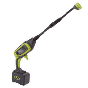 Sun Joe 24V Cordless Portable Power Cleaner Pressure Washer, 320 PSI, 0.55 GPM, 5-in-1 Nozzle, Green, 24V-PP350-CT
