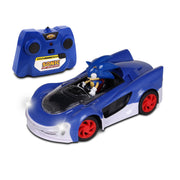 NKOK Sonic Racing CrossWorlds Sonic Speedster Lightning 2.4GHz RC Car with Turbo Boost and Working LED Lights