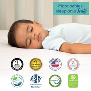 Sealy EM461-AKVP Baby Prestige Sleep Ultra-Premium 2-Stage Antibacterial 204 Coil, Crib & Toddler Mattress