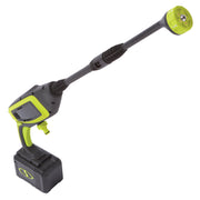 Sun Joe 24V Cordless Portable Power Cleaner Pressure Washer, 320 PSI, 0.55 GPM, 5-in-1 Nozzle, Green, 24V-PP350-CT
