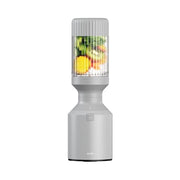 Beast Health Blender, 1000-Watt Motor, Patented Thermal Safety Blade, Ribbed Tritan Vessel, Portable Straw Cap System, Pebble Grey, B10R-GR-US