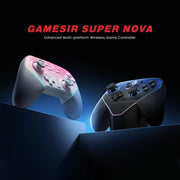 GameSir Super Nova Wireless Gaming Controller, Hall Effect Sticks and Triggers, 1000Hz Polling Rate, RGB Lighting, Rubberized Grips, 1000mAh Battery
