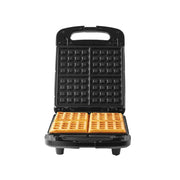 Mainstays MS8400778514-1 4 Slice Waffle Maker Removable Plates Black Matte