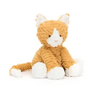 Jellycat Fuddlewuddle Ginger Cat Stuffed Animal, 9 inches, Cats and Kittens Plush Toy - Made of 100% Polyester