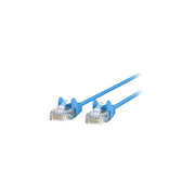 Belkin CAT6 Slim Ethernet Patch Cable, 3 ft, Blue, Molded Snagless RJ-45 Connectors, CE001B03-BLU-S
