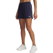 Under Armour Team Tech 5in Athletic Shorts, Mid Rise, Sweat-Wicking Fabric, Midnight Navy, Medium