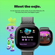 Fitbit Ace LTE Kids Smartwatch with 4G LTE, GPS, Activity Games, Corning Gorilla Glass 3, Water Resistant 50m, Mild Strange Arcade