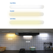 Great Value 71432 16-Inch Rechargeable LED Cabinet Light, 150 Lumens, Warm White, Cool White, Deluxe Daylight, 2 Count