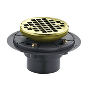 Kohler K9135-AF Clearflo Round Design Tile-In Shower Drain, French Gold