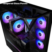iBUYPOWER R197IB4080BRA10 Element Gaming PC Ryzen 7 8700F 4.1GHz NVIDIA GeForce RTX 5060 8GB 32GB RAM 1TB SSD Win 11 Home Element 9 Black