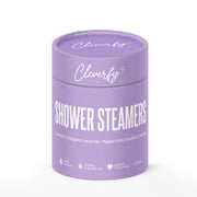 Cleverfy Shower Steamers Aromatherapy - Tube gift box for women and adults.   Pack of 3 lavender sho
