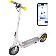 HOVERMAX H10K Pro Electric Scooter, 500W Motor 19MPH Top Speed 22 Miles Long Range, White