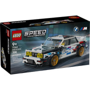 LEGO Speed Champions BMW M3 (E30) Building Toy, 358 Pieces, Detailed Motorsport Model with Driver Minifigure, Ages 9+, 6.5 in Long, 6588765