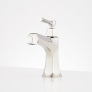 Signature Hardware Elita Single Hole Bathroom Faucet with Pop-Up Drain Assembly, Polished Nickel, 1.2 GPM, 955081
