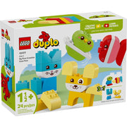 LEGO DUPLO My First 3 in 1 Creative Cute Pets Building Toy, Multicolor, 24 Pieces, Ages 18 Months and Up, 6581007