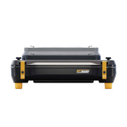 Halo Getaway 2-Zone Portable Gas Griddle with Elevate Lid, 282 Sq In Cooking Surface, Dual-Zone Heat Control, Black