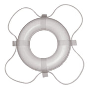 Taylor Made 556138 20-Inch Polyurethane Foam Marine Life Ring with Grab Lines-White