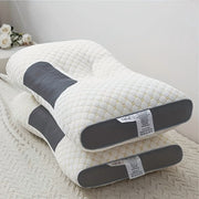 NOBRAND Soft Woven Neck Massage Pillows for Couples - White (Pack of 2)
