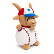 Ready to Hug Sport GOAT Baseball Plush, 24-Inch, Multicolor, Ultra-Soft Polyester