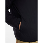 Ozark Trail Men's Light Insulated Nylon Zip Jacket, Wind- and Water-Resistant, Rich Black, Mid-Length, 3XL, Rich Black