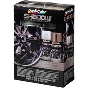 Dupli-Color Shadow Chrome Black-Out Coating Kit, Automotive Spray Paint, Black Chrome Finish, 11 oz, 2 Cans, ESHD10007