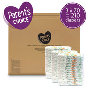 Parent's Choice Dry & Gentle Diapers Size 5, 210 Count - Hypoallergenic