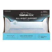 Tempur-Pedic All-Night Support Bed Pillow and Cooling, Pain-Relieving Support, Standard/Queen