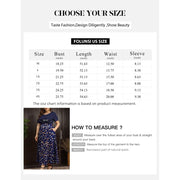 FOLUNSI Women Plus Size Maxi Dress, Short Sleeve, Loose Fit, Ribbed Floral Pattern, Apricot, 3XL