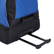 Travelers Club Luggage Protege 36 in Jumbo Drop-Bottom Rolling Travel Duffel Bag, Blue and Black, Extra Large, Polyester PG97-170-028-05