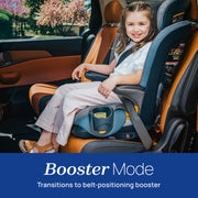 Chicco MyFit Zip Harness + Booster Car Seat, 2-in-1 Convertible, DuoGuard Side-Impact Protection, Nightfall, Adjustable Headrest and Recline