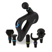 HoMedics Therapist Pro+ DuoTemp Cordless Full Body Percussion Massager, Hot & Cold Peltier Technology, 6 Attachments, 4 Speeds, Pressure Sensor, Black