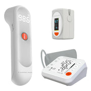 Sharper Image SI-HLTHST-800 3 in 1 Set Blood Pressure Monitor Pulse Oximeter & Thermometer