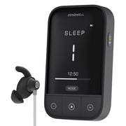 ZenoWell Vita Vagus Nerve Stimulator Wearable Wellness Device with 3 Modes for Sleep Relax Medit Black A100