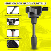 MOAUTO UF680 12654078 Set of 4 Ignition Coils Pack