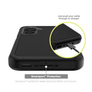 onn. WIABLK100146896 Rugged Phone Case for Samsung Galaxy A35 5G - Black