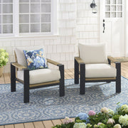 Better Homes & Gardens 0627598-1 Ventura 2-Piece Outdoor Wicker Chat Chair, Beige