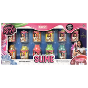 Compound King Nichole Jacklyn Value Slime Box, 12 Multicolor Bottles with Fruity Scents - Creative Mixing