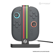 Hyperkin Power Spire Controller Charging Station, USB-C Powered, LED Indicators, Charges 4 Joy-Con 2 Controllers, Compact Vertical Design, M07718