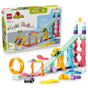 LEGO DUPLO Town 3 in 1 Creative Ramps Building Toy with Vehicles, 111 Pieces, Multicolor, 6585513