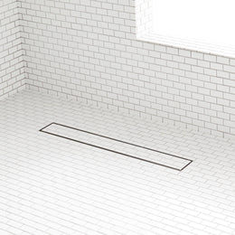 48 TILE-IN LINEAR SHOWER DRAIN - STAINLESS STEEL
