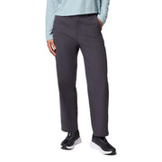 Columbia Roc Straight Leg Women's Hiking Pants, Shark, 14 Regular, Cotton-Elastane Blend, 213581