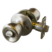 Design House 728675 Terrace 6-Way Latch Privacy Door Knob, Satin Nickel