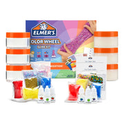 Elmer's Color Wheel Slime Kit, 24 Piece Set with Premade Slime, Clay Color Pigments, Scents, Mix-Ins, and Labels