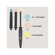 Conair Curl Collective 3 In 1 Ceramic Wand Curling Iron - NO COLOR ONE SIZE