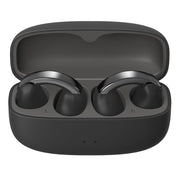 JVC Nearphones Open-Ear True Wireless Earbuds, Bluetooth 5.3, 24H Playback, IPX4 Water Resistant, Built-In Mic, Black, HANP1TB
